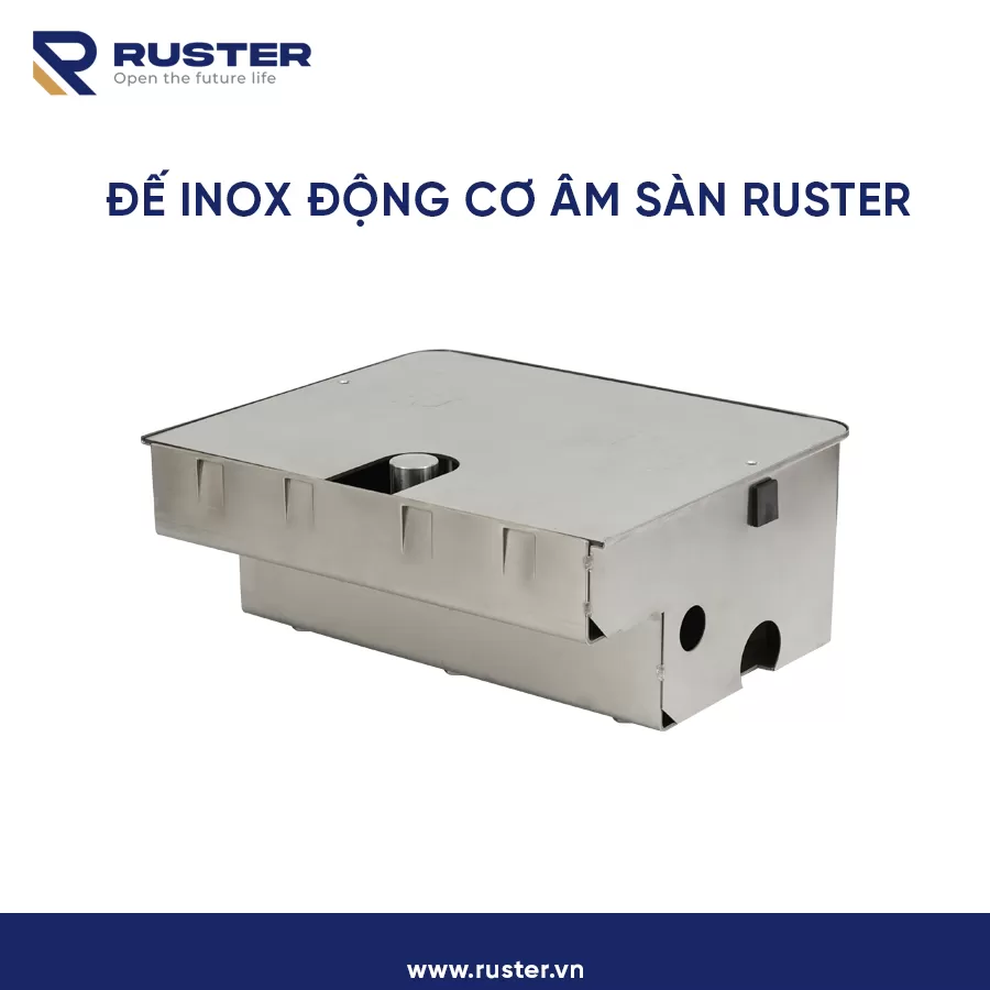 MOTOR CỔNG ÂM SÀN TỰ ĐỘNG RUSTER 24V – 600KGCÁNH