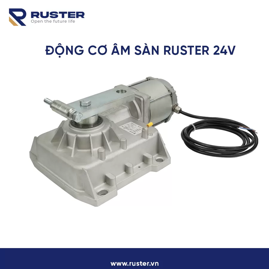 MOTOR CỔNG ÂM SÀN TỰ ĐỘNG RUSTER 24V – 600KGCÁNH