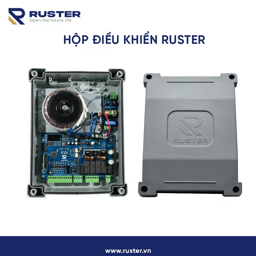 MOTOR CỔNG ÂM SÀN TỰ ĐỘNG RUSTER 24V – 600KGCÁNH