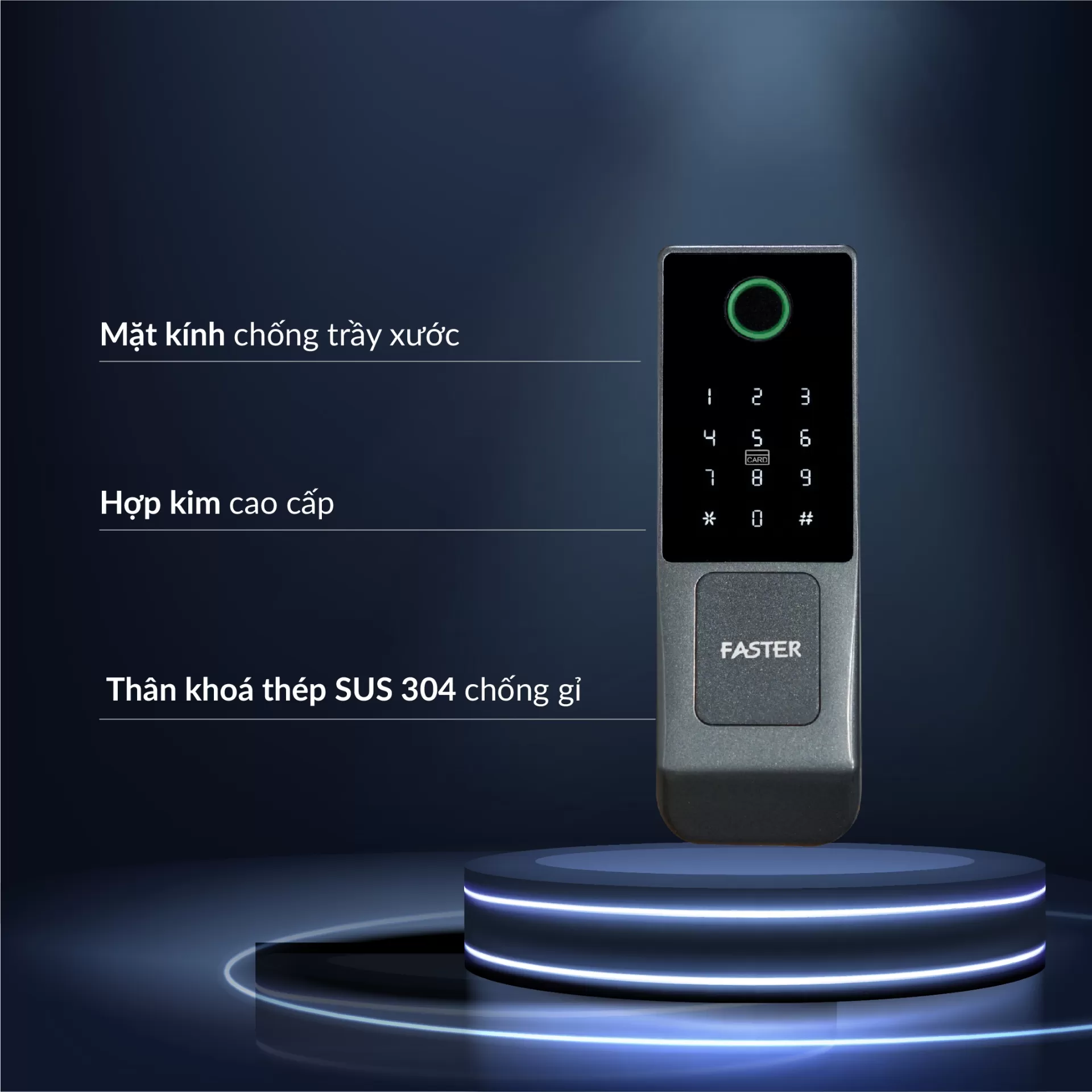 Khóa vân tay cửa cổng FS M01
