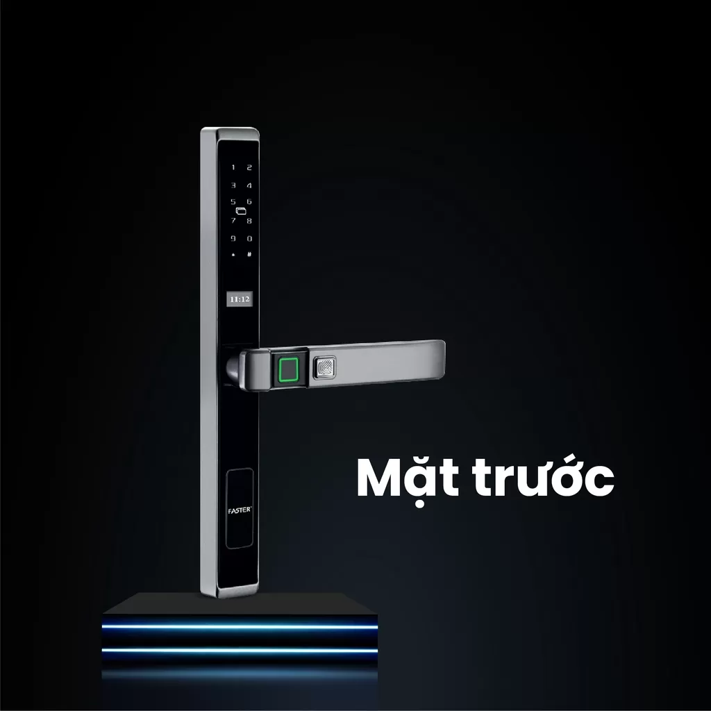 Khóa vân tay cửa nhôm FS6800 BL
