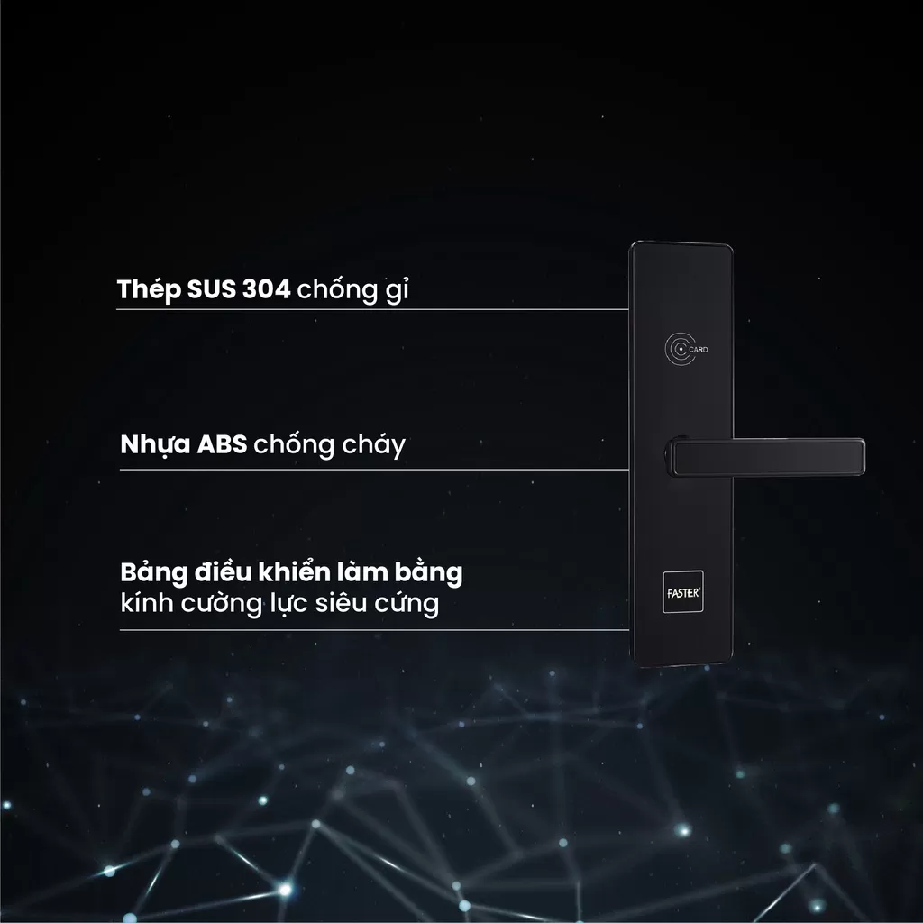 Khóa khách sạn HFS 6080 BL
