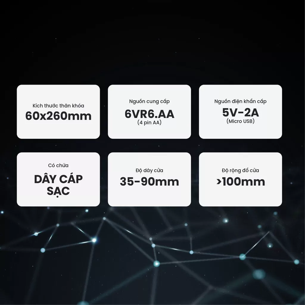 Khóa vân tay FS800APP BL