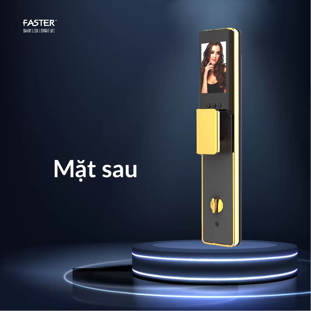 Khóa cửa nhận diện khuôn mặt FS029-24K Face ID