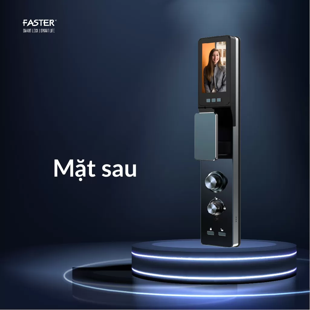 Khóa cửa nhận diện khuôn mặt FS868 CNC Face ID