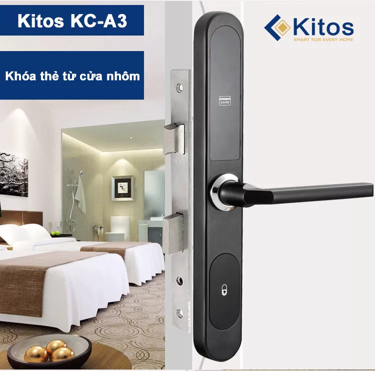 Khóa cửa thẻ từ Kitos KC-A3