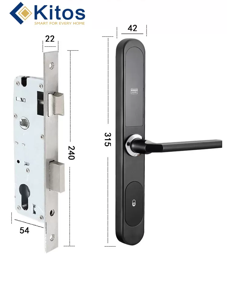 Khóa cửa thẻ từ Kitos KC-A3