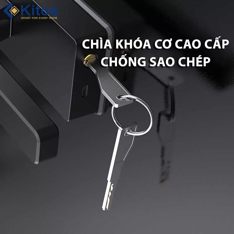 Khóa cửa thông minh cửa kính Kitos KT-GL30 Pro