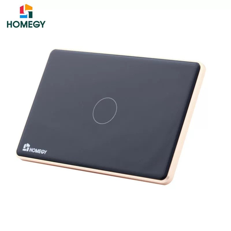Công tắc cảm ứng Homegy 1 nút công suất cao kính phẳng (NL)