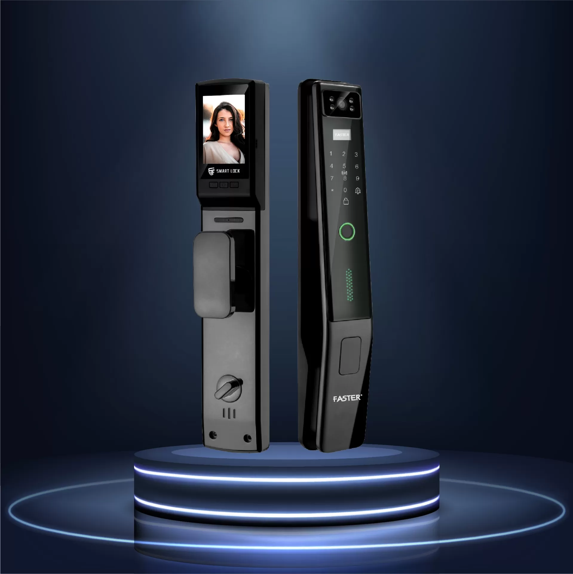 Khoá vân tay chuông hình FS006 BG