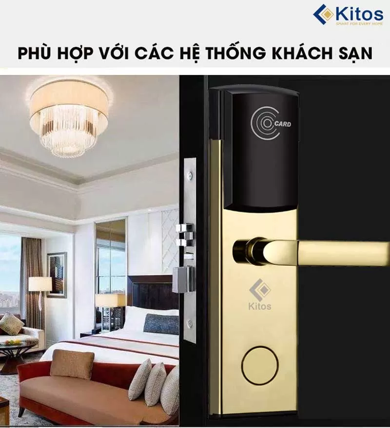 Khóa cửa thẻ từ khách sạn Kitos KC538