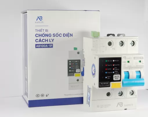Thiết bị chống sốc điện cách ly 1 pha AB63A-1P