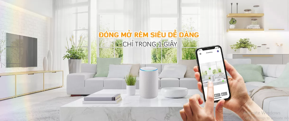 ĐÓNG MỞ RÈM SIÊU DỄ DÀNG CHỈ TRONG 01 GIÂY